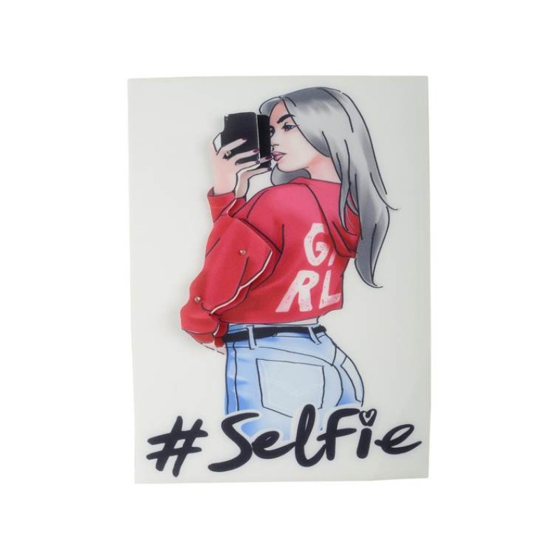 Нашивка 3D #selfie 23х17см