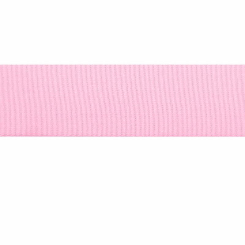 Резинка нейлон 4см 42-44м/рулон, цв:розовый
