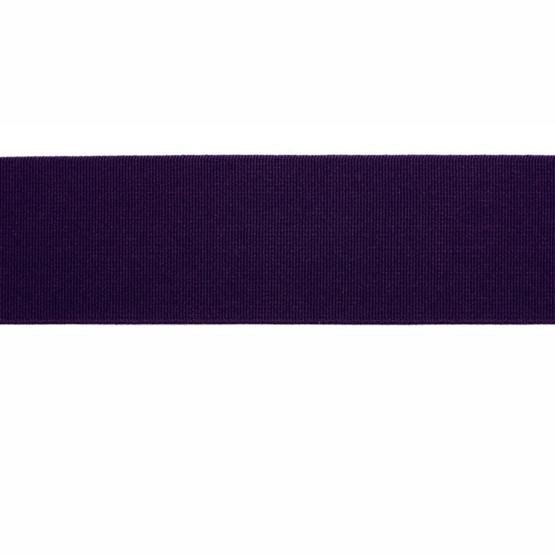 Резинка нейлон 4см 42-44м/рулон, цв:фиолетовый