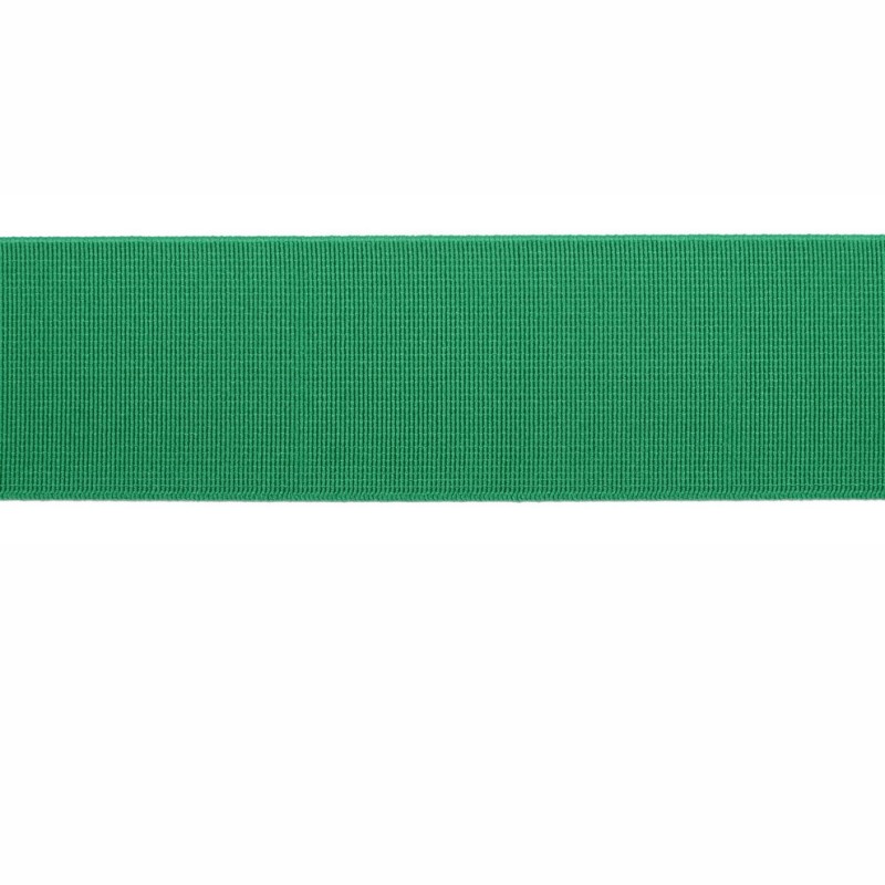 Резинка нейлон 4см 42-44м/рулон, цв:зеленый