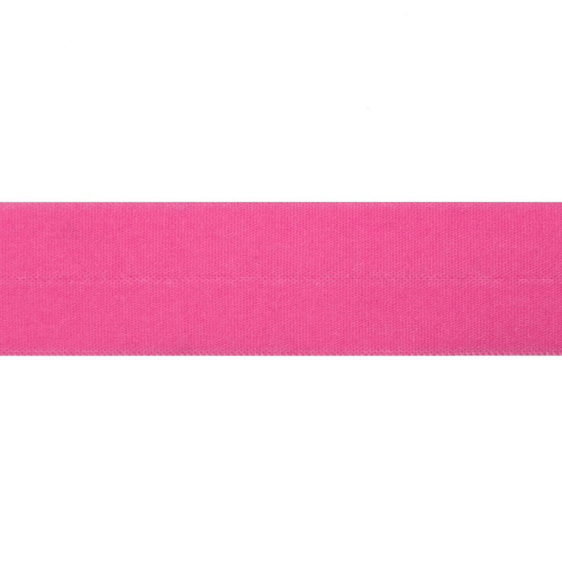 Резинка окантовочная нейлон 2см 60-63м/рулон, цв:теплый розовый