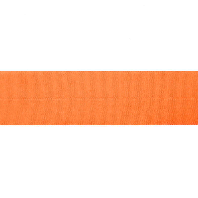 Резинка окантовочная нейлон 2см 60-63м/рулон, цв:оранжевый