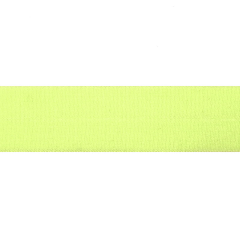 Резинка окантовочная нейлон 2см 60-63м/рулон, цв:св.желто-зеленый