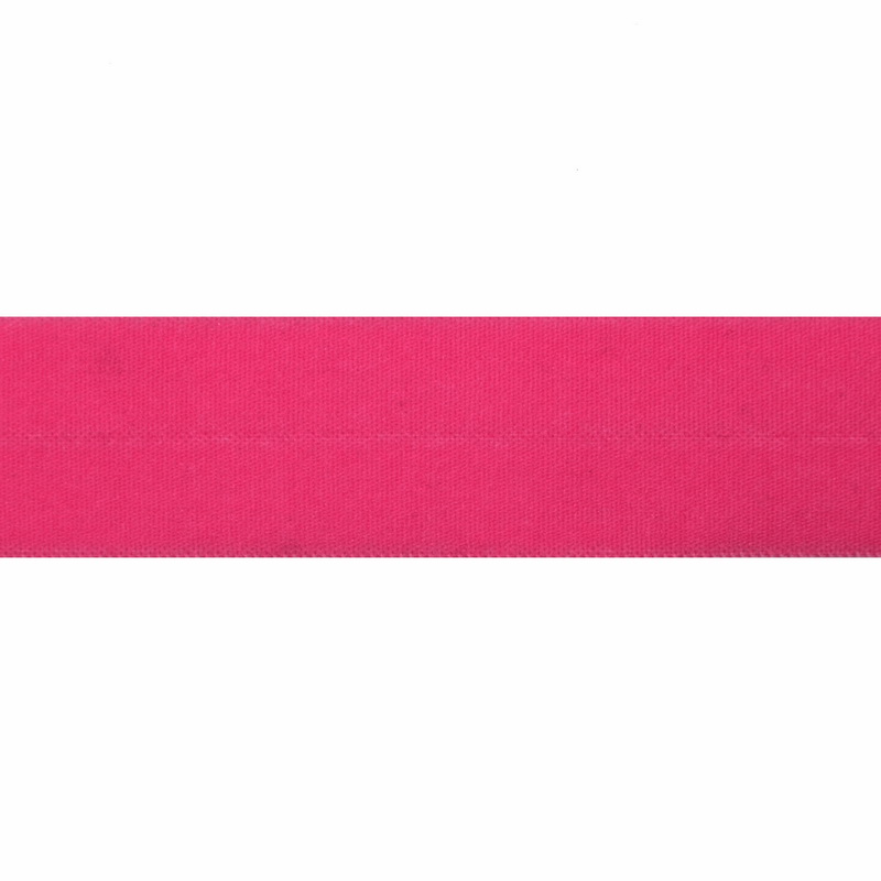Резинка окантовочная нейлон 2см 60-63м/рулон, цв:вишнево-розовый