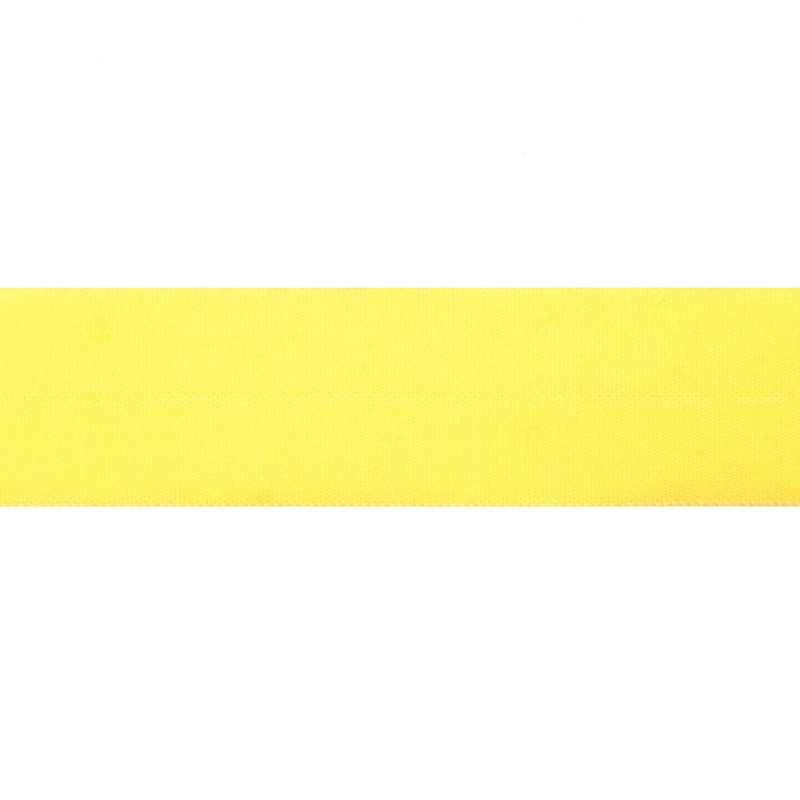 Резинка окантовочная нейлон 2см 60-63м/рулон, цв:св.желтый
