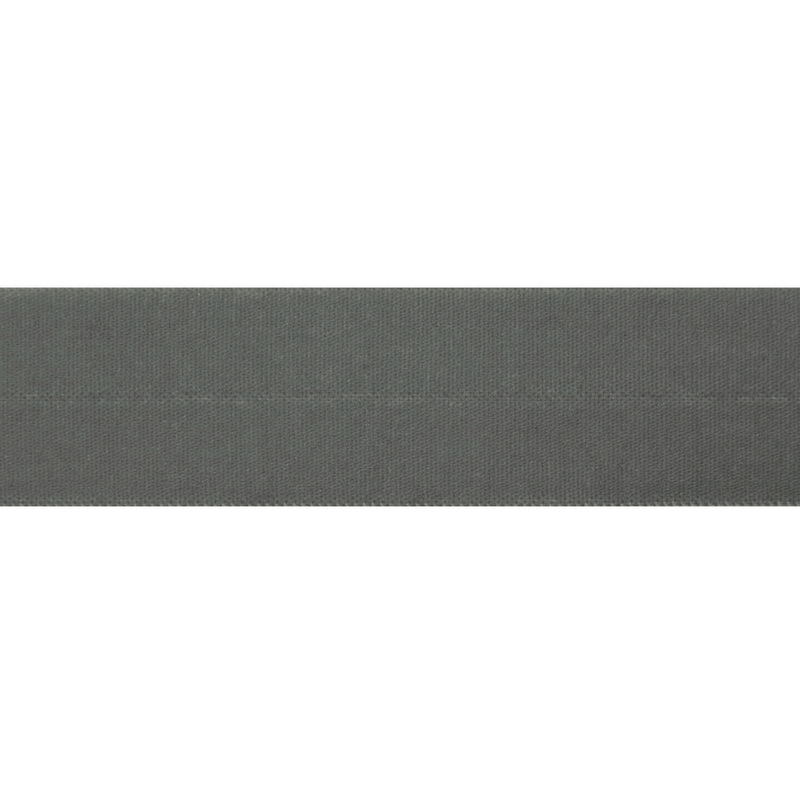 Резинка окантовочная нейлон 2см 60-63м/рулон, цв:серый
