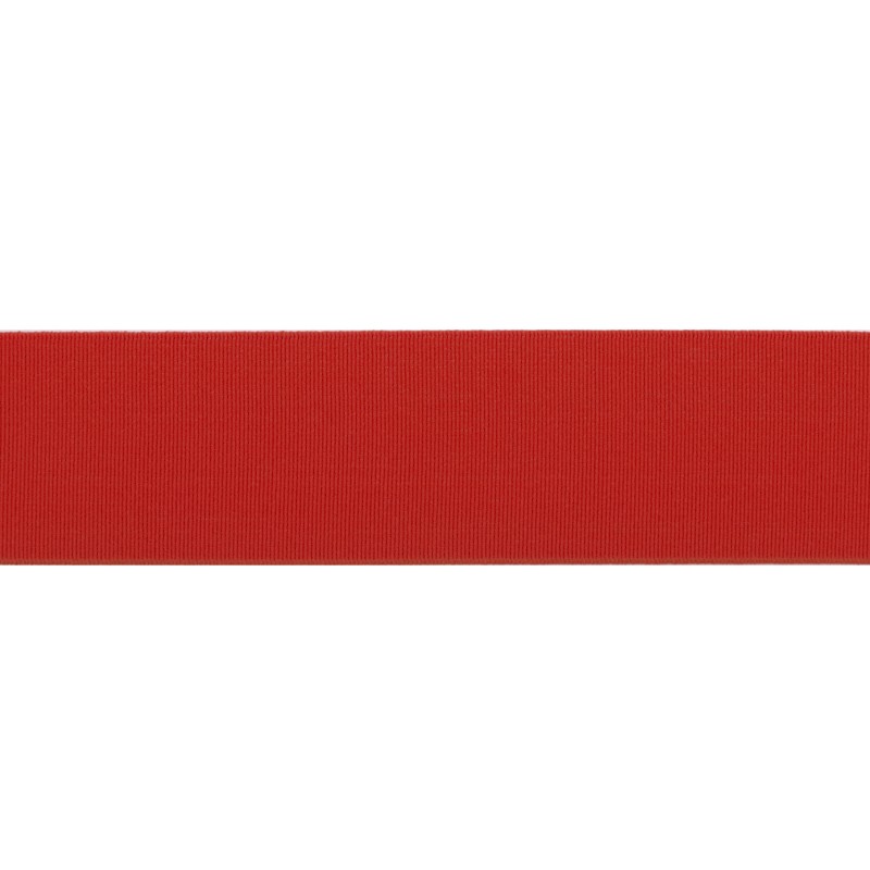 Резинка нейлон 4см 42-44м/рулон, цв:красный