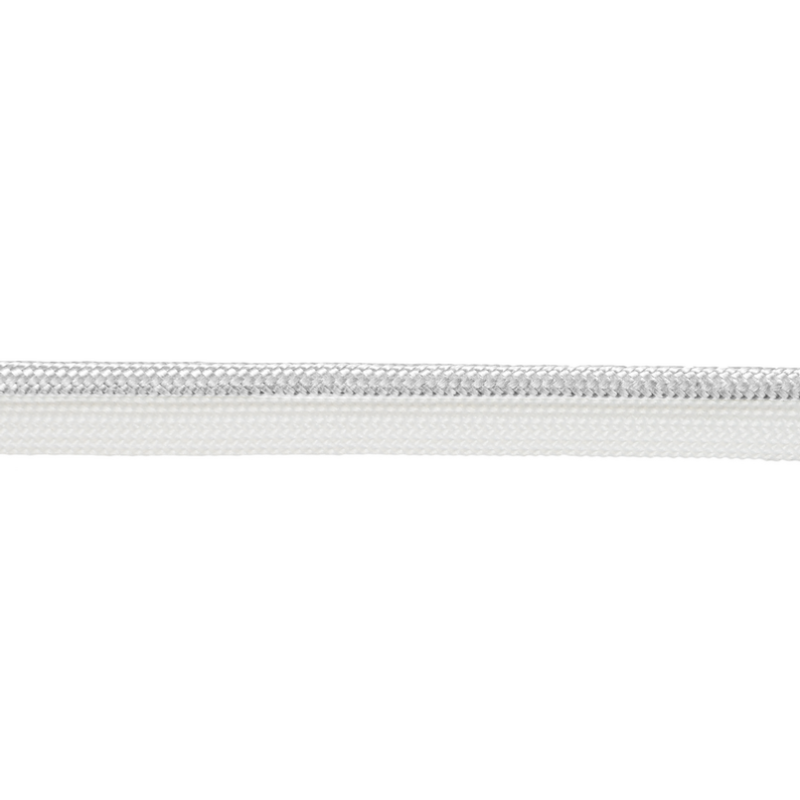 Кант 1см декоративный атласный 43-45м/рул, цв: белый