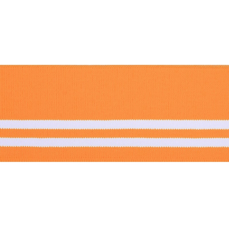 Подвяз 1*1 акрил 5,5*115см,цв:оранжевый/белый