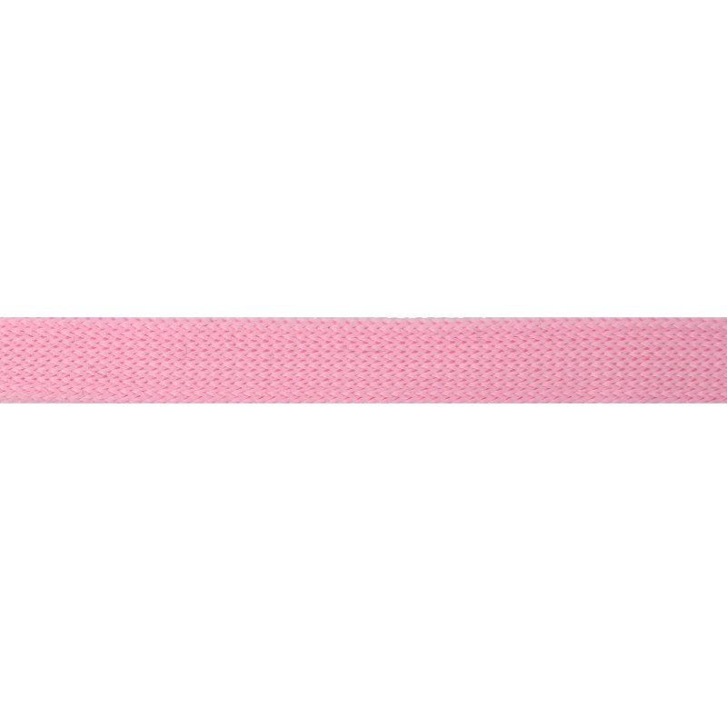 Тесьма трикотажная полиэстер 1см 68-70м/рулон,цв: розовый