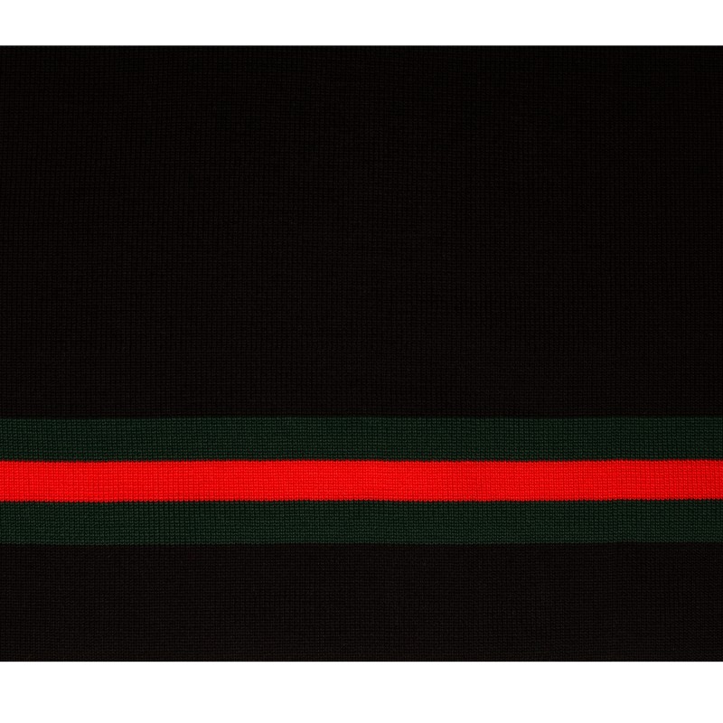 Подвяз 1*1 полиэстер 15*100см, цв:черный/т.зеленый/красный