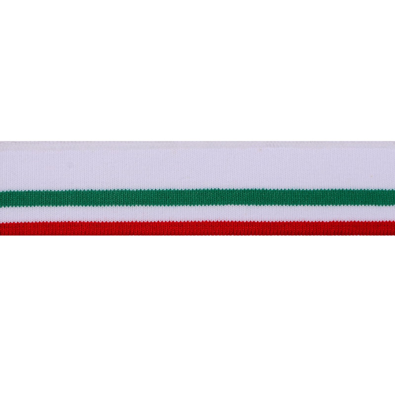 Подвяз 1*1 хлопок 3*100см, цв:белый/зеленый/красный