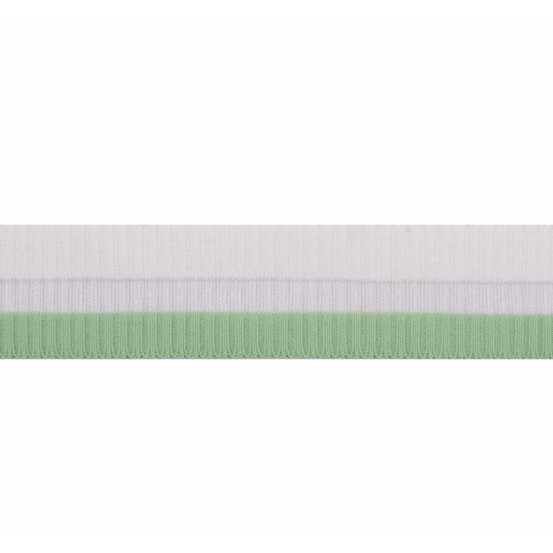 Подвяз 2*2 акрил 4*80см,цв:белый /нейлон белый/св.зеленый