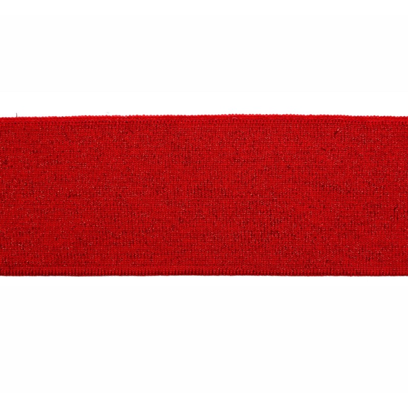 Подвяз 1*1 полиэстер 5,5*100см,цв:красный/люрекс красный