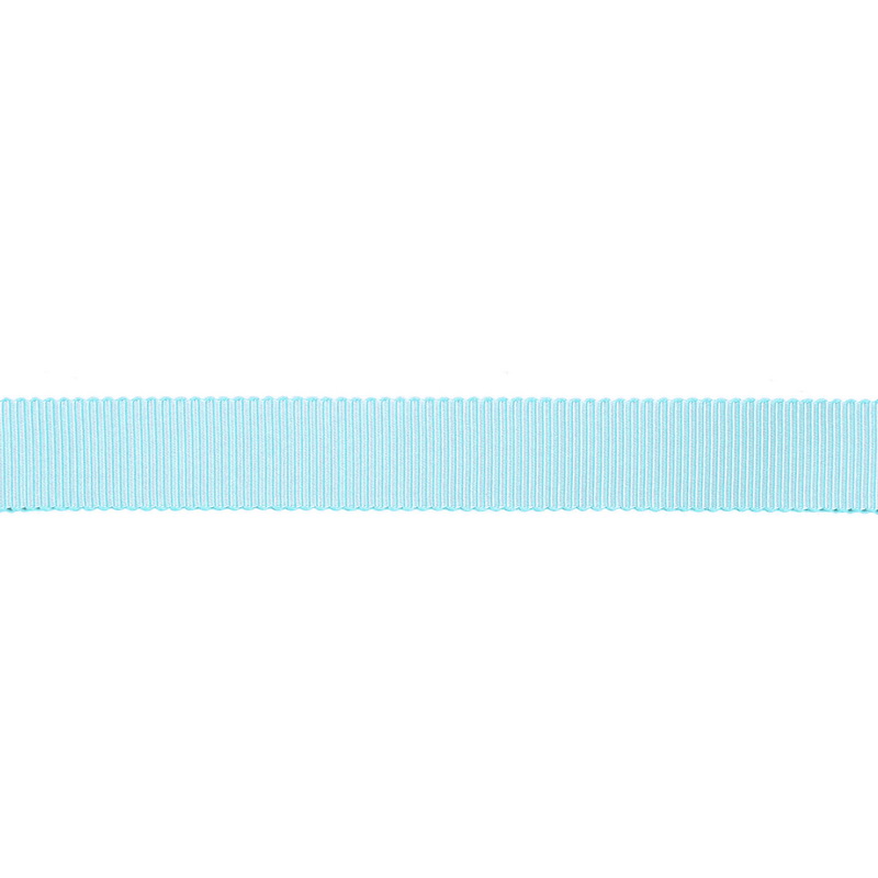 Тесьма репс/полиэстер волнистый край 16мм 90м/рулон, цв:light blue