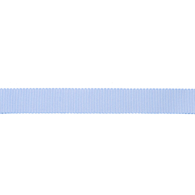 Тесьма репс/полиэстер волнистый край 16мм 90м/рулон, цв:bluebell