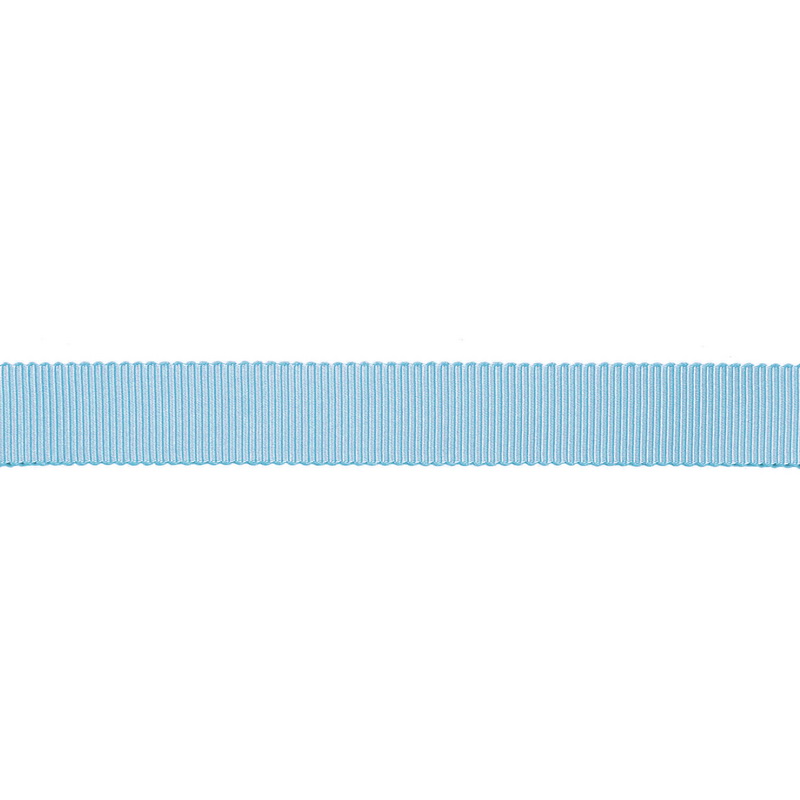 Тесьма репс/полиэстер волнистый край 16мм 90м/рулон, цв:blue topaz