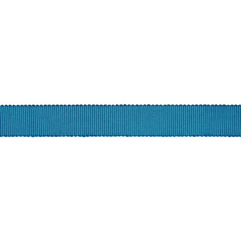 Тесьма репс/полиэстер волнистый край 16мм 90м/рулон, цв:vivid blue
