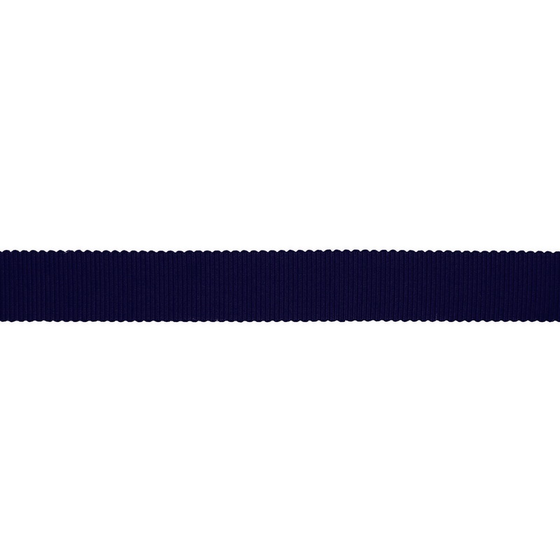 Тесьма репс/полиэстер волнистый край 16мм 90м/рулон, цв:dresden blue