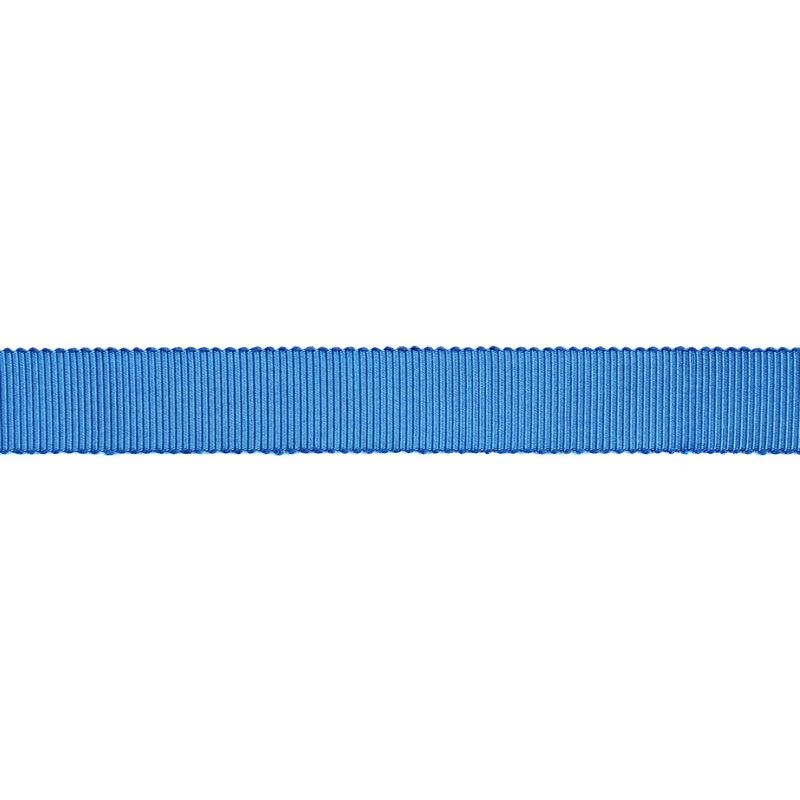 Тесьма репс/полиэстер волнистый край 16мм 90м/рулон, цв:porcelain blue