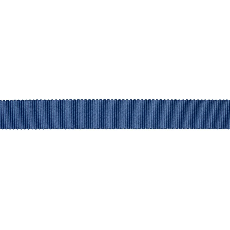 Тесьма репс/полиэстер волнистый край 16мм 90м/рулон, цв:antique blue