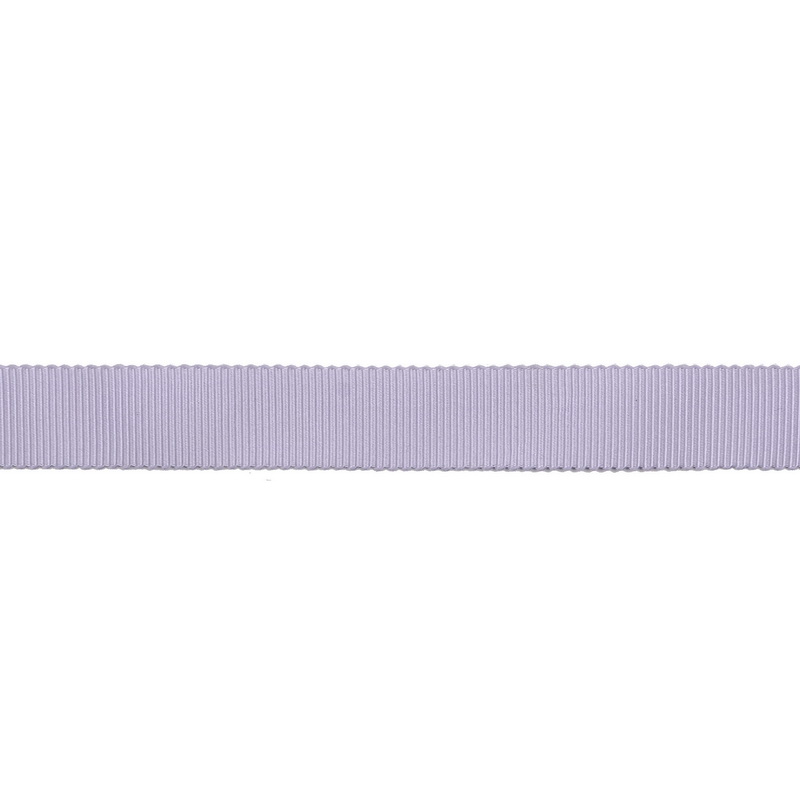 Тесьма репс/полиэстер волнистый край 16мм 90м/рулон, цв:lilac mist