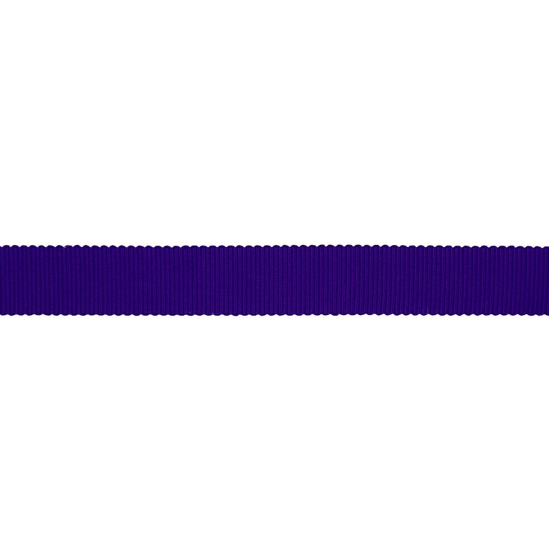 Тесьма репс/полиэстер волнистый край 16мм 90м/рулон, цв:regal purple