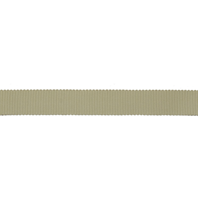Тесьма репс/полиэстер волнистый край 16мм 90м/рулон, цв:olive gray