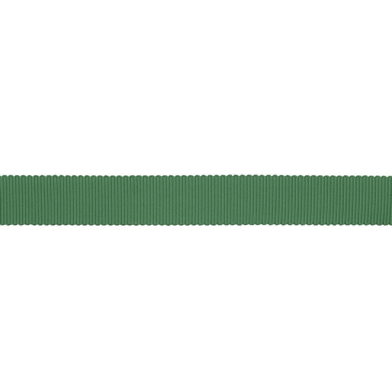 Тесьма репс/полиэстер волнистый край 16мм 90м/рулон, цв:sage green