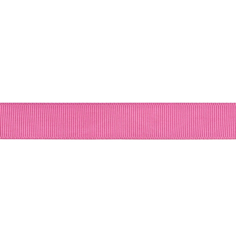 Тесьма репс/полиэстер 16мм 90м/рулон, цв:hot pink