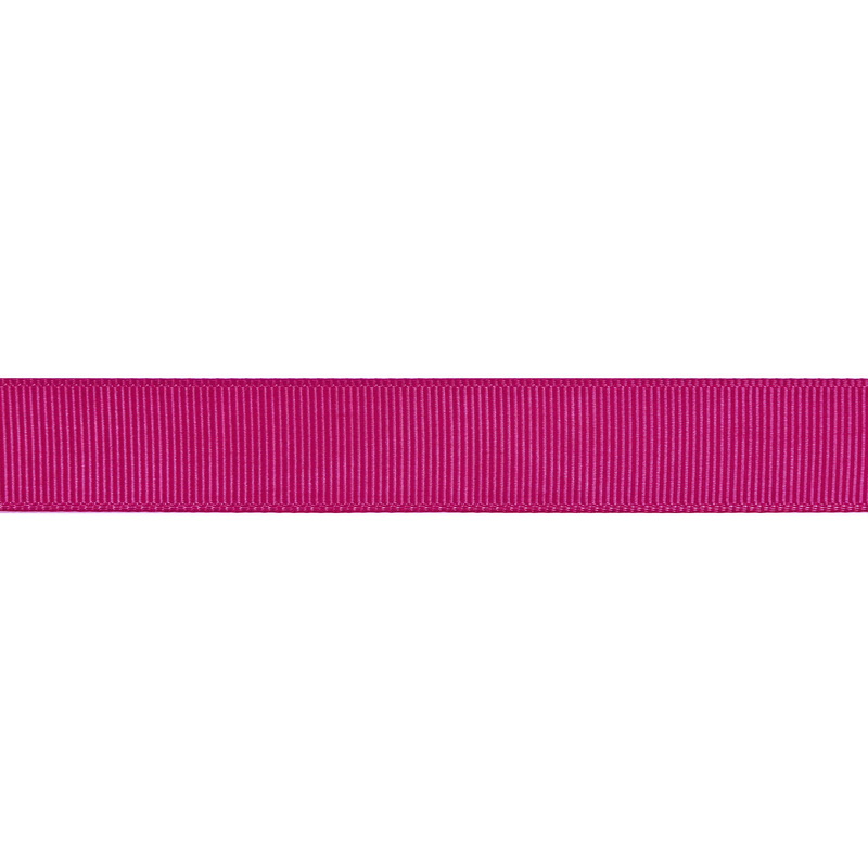 Тесьма репс/полиэстер 16мм 90м/рулон, цв:virtual pink