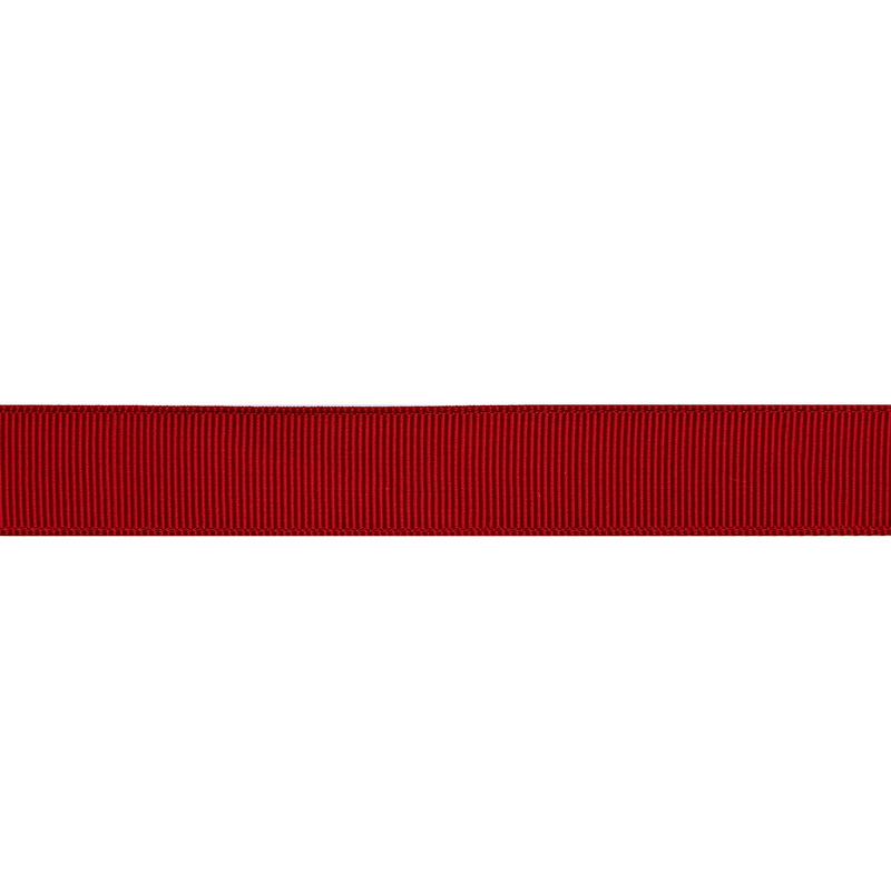 Тесьма репс/полиэстер 16мм 90м/рулон, цв:red