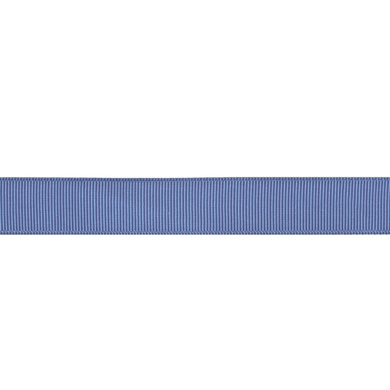 Тесьма репс/полиэстер 16мм 90м/рулон, цв:french blue