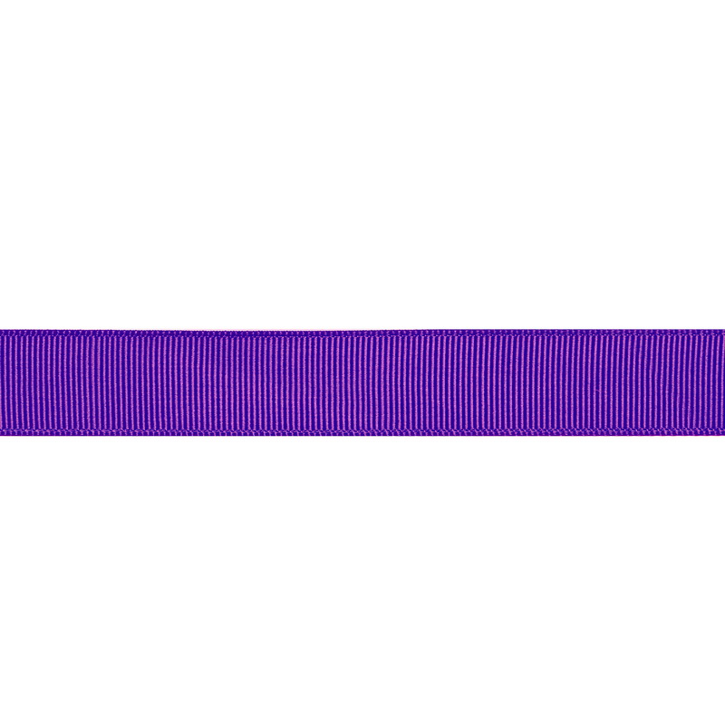 Тесьма репс/полиэстер 16мм 90м/рулон, цв:ultra violet
