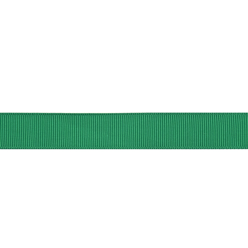Тесьма репс/полиэстер 16мм 90м/рулон, цв:emerald