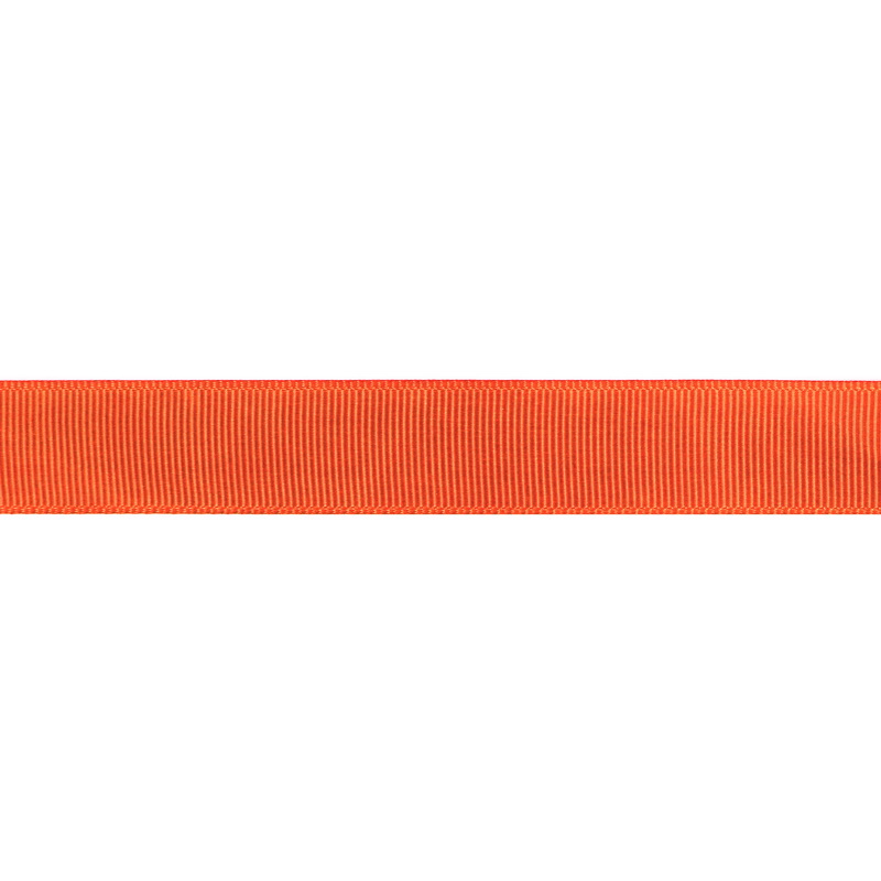 Тесьма репс/полиэстер 16мм 90м/рулон, цв:torrid orange