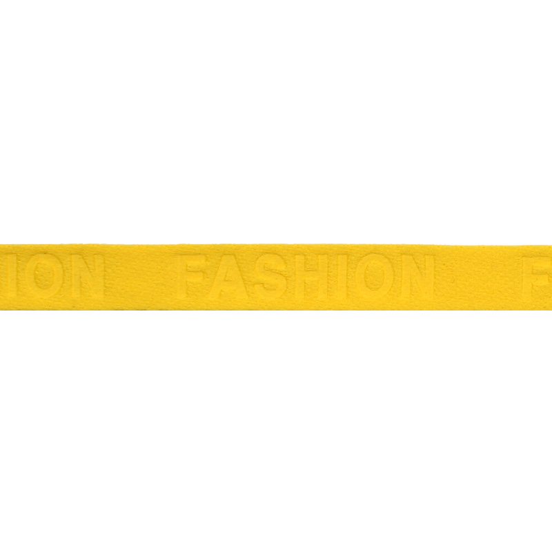 Тесьма сутаж тиснение FASHION 1см 87-90м/рулон, цв: желтый